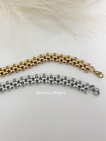 Pulseira Intemporal em Aço Inoxidável