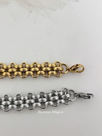 Pulseira Intemporal em Aço Inoxidável